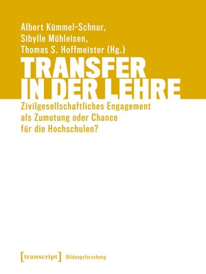 cover image of Transfer in der Lehre